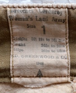 Breeches - label